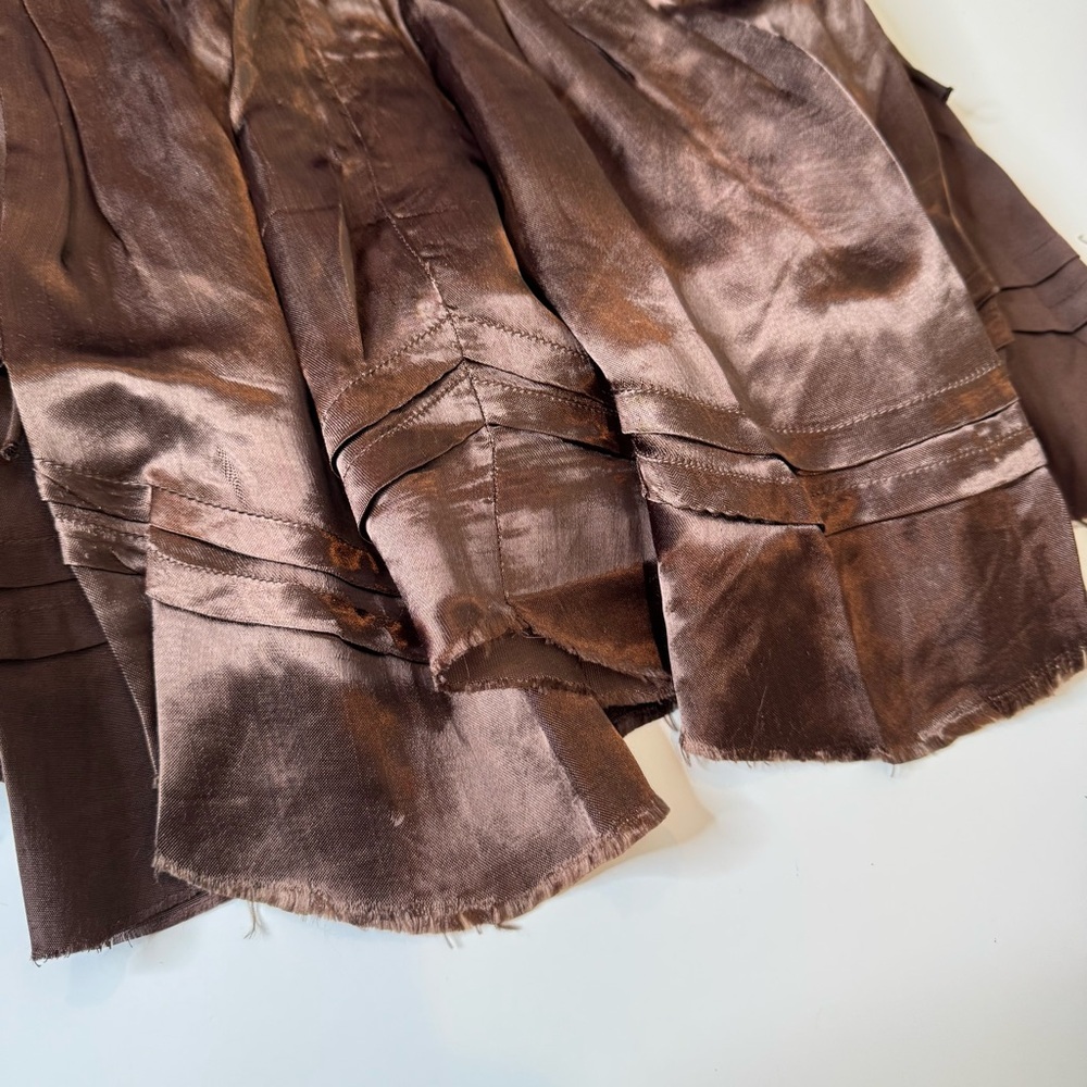 Free People Brown Fp One Maya Convertible Midi Skirt size large - Picture 16 of 16